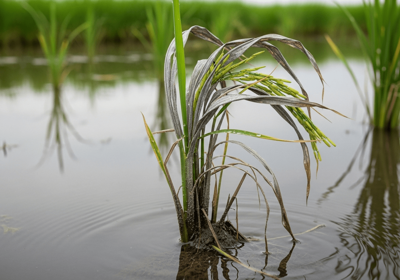 Penyakit Kresek pada Padi