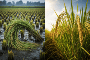Rahasia Padi Kokoh: Cara Mencegah Batang Padi Mudah Rebah