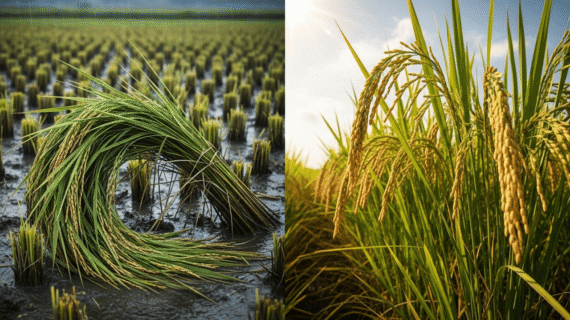 Rahasia Padi Kokoh: Cara Mencegah Batang Padi Mudah Rebah