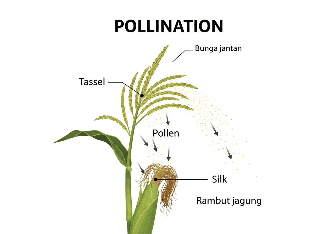 Proses Pembentukan Buah Jagung