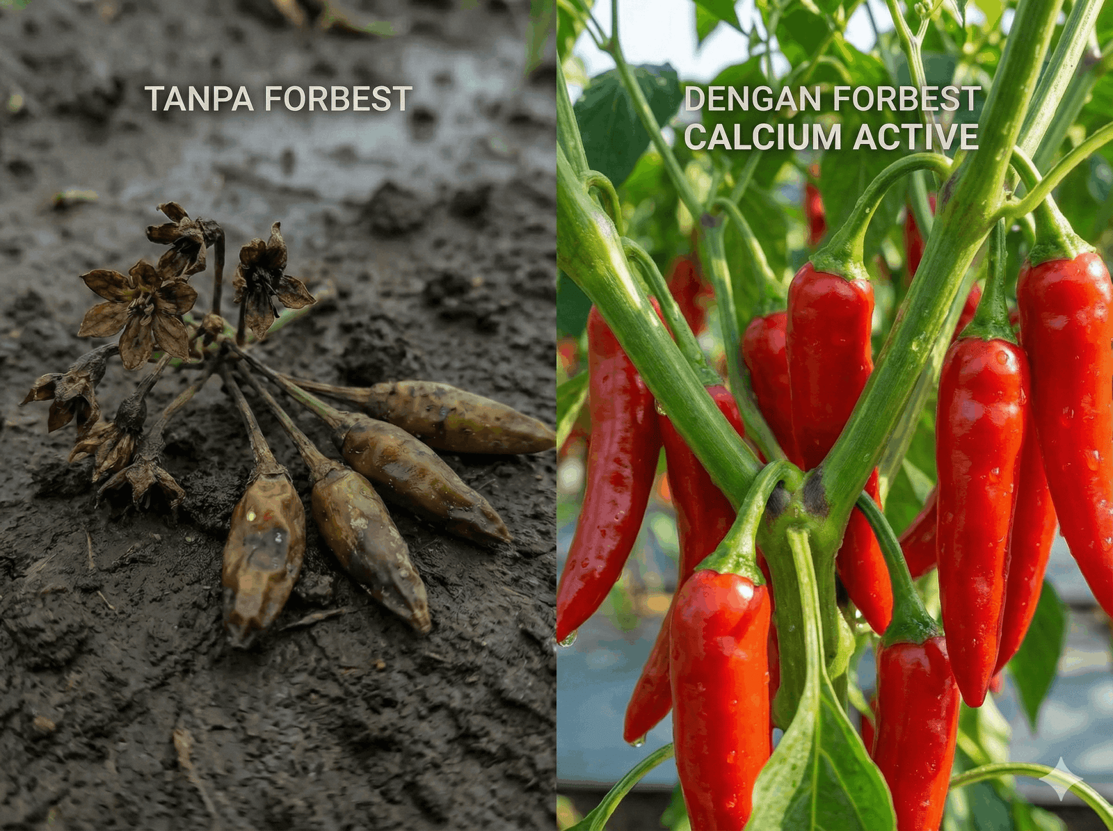 Pupuk Buah Anti Rontok dan Busuk Buah Forbest Calcium Active