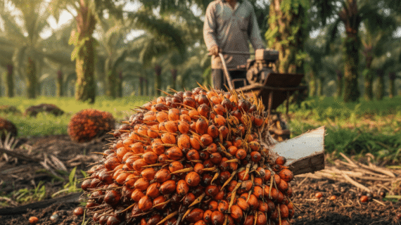 Pupuk Kalsium Boron Forbest Bikin Buah Sawit Berat Melimpah