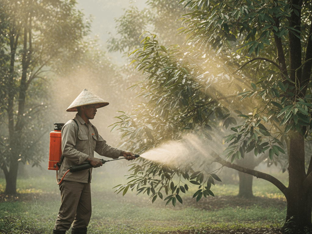 Cara Aplikasi Forbest Agar Durian Bebas Layu dan Buah Lebat