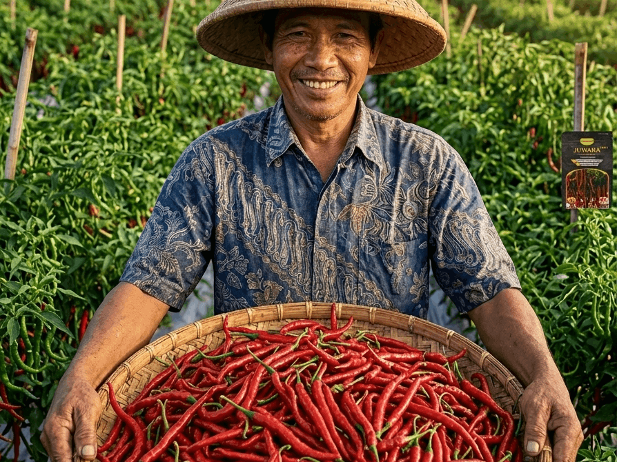 Juwara Tavi Rekomendasi Benih Cabe Keriting Unggul Tahan Penyakit