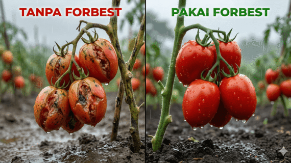 Tomat Sayur Kuat Musim Hujan Tanpa Pecah Buah Pakai Forbest