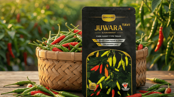 Cabai Rawit Merah Juwara Tavi Benih Unggul Panen Melimpah